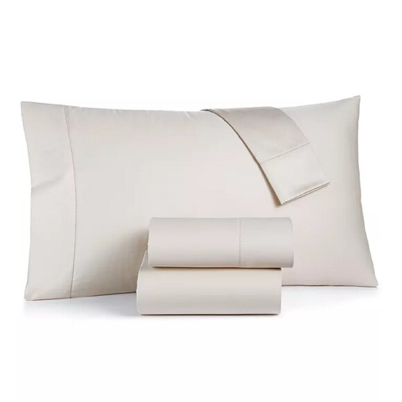 PARCHMENT Charter Club 550TC Cotton QUEEN EXTRA DEEP Sheet Set fits 22" mattress - Picture 1 of 10